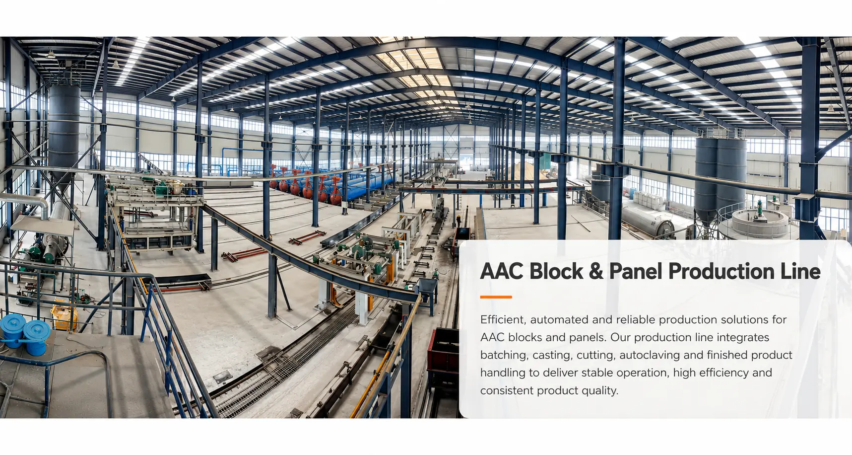 Turnkey AAC Block & Panel Production Line